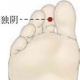 下肢部奇穴●独阴(别名:独会)