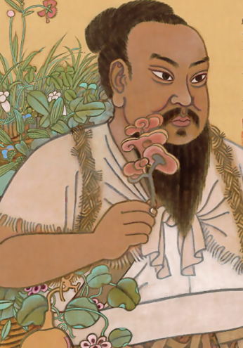 神农炎帝手拿花草图.png