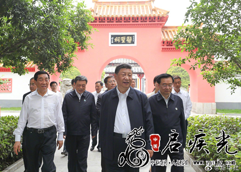 习近平考察医圣祠