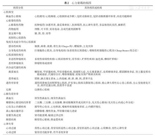 中国心力衰竭诊断和治疗指南(2018年版)