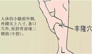 豁痰要穴话“丰隆”，按摩针灸健康送